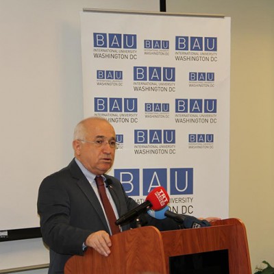 Speaker of Parliament of Turkey Met the BAU International Students